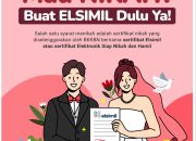 Calon Pengantin di Mimika Wajib Punya Sertifikat Siap Nikah Siap Hamil, Begini Cara Dapatnya…