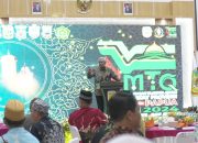 Bupati Mimika John Rettob Ucapkan Selamat Datang Kepada Seluruh Peserta MTQ XXX Pada Malam Ta’aruf di Pendopo Rumah Negara