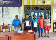 Pokja Kampung Aparuka Gunakan Anggaran Program Kampung YPMAK Buka Lahan Pisang Seluas 2 Hektar
