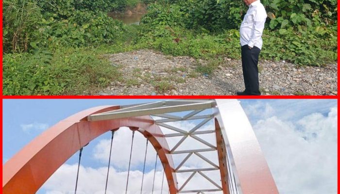 Nilai Estetika “Jembatan Merah” Timika, Urai Kepadatan Kota dan Hubungkan Jalan Irigasi-SP 5, Pemda Mimika Alokasikan Dana Rp 35 Miliar