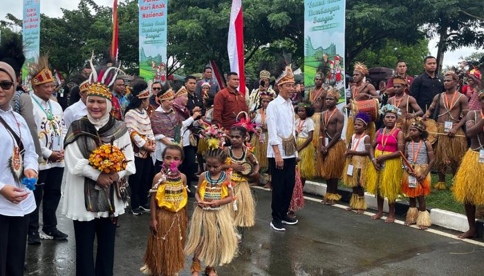 Bupati Mimika Hadiri Peringatan Hari Anak Nasional di Jayapura, Presiden Jokowi Beri Pesan Begini