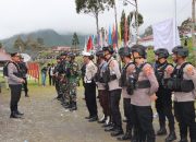 Pengamanan Kantor KPU Puncak Jaya