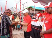 Ribuan Warga Mappi Saksikan Karnaval Nusantara Dalam Rangka Perayaan HUT RI ke-79