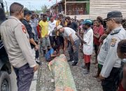 Seorang Pria Ditemukan Meninggal Dunia di Pinggir Jalan Kampung Pomako Timika