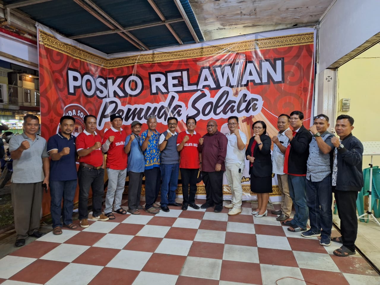 Peresmian Posko Relawan Pemuda Solata for JOEL Mimika.