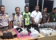 Sejumlah satwa liar yang diamankan petugas bandara