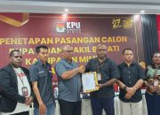 Tiga Paslon Resmi Ikut Pilkada Mimika 2024