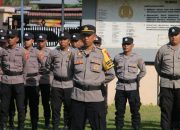 Ratusan Personil Polisi Dikerahkan Amankan Penarikan Nomor Urut Paslon Pilkada 2024 di Kabupaten Jayapura