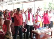Warga Gelar Prosesi Adat “Joel Harga Mati” Saat Peresmian Posko Nuhufit, John Rettob: Kami Sayang Daerah ini