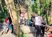 Polsek Miru Gerebek Pabrik Miras Lokal di Jalan Irigasi Timika, Bahan Baku Langsung Dibakar 
