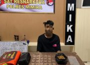 Tadi Sore, Polres Mimika Kembali Bekuk Seorang Pengedar Narkoba