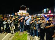 Dibangun di Bundaran SP 2, Wakapolda Papua Resmikan Tugu Helm Buatan Koteka Vespa Club Timika