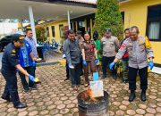 Polres Mimika Musnahkan 172,49 Gram Tembakau Sintetis dan 7.280 Butir Obat Dextromethorpan