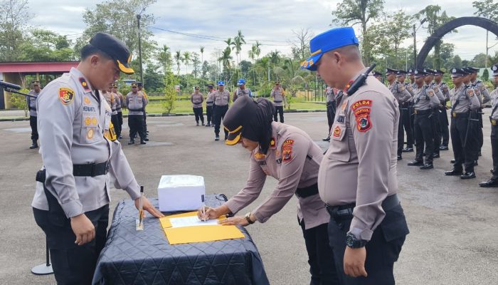 Polres Mimika Terima 50 Siswa Diktukba dari SPN Jayapura, Ini yang akan Mereka Lakukan