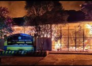 Gedung SMP YPK Imanuel Nabire Terbakar, Tim Labfor Polda Papua Turun Tangan
