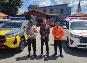 Pemda Mimika Serahkan Hibah Kendaraan Operasional Kepada Polres dan Basarnas Timika