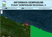 Warga Kota Jayapura Dikagetkan Gempa Bumi Tektonik Magnitudo 4.6