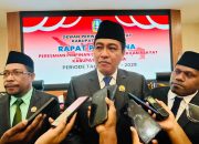 Ruddy Bukanaung Resmi Jabat Ketua DPR Kabupaten Jayapura Periode 2024-2029