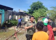 Lima Petakan Kos dan Satu Rumah Terbakar, Polisi Olah TKP Kebakaran di Jalan Masbait Timika