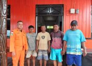 Empat Penumpang Perahu Fiber Bermuatan Sayur Ditemukan Selamat dan Dievakuasi ke Asmat