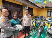 Polres Mimika Kembalikan Sepeda Motor Hasil Curanmor ke Pemilik, Kapolres: Warga yang Kehilangan Silakan Cek di Mile 32