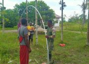 Satgas TMMD ke-124 Kodim 1710 Mimika Wujudkan Akses Air Bersih di Kampung Iwaka
