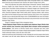 Nama Kajari Mimika Dicatut Untuk Aksi Penipuan, Aparat Kampung dan Kepala Puskesmas Jadi Sasaran