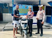 Motor Dilengkapi GPS, Lantas Polres Jayapura Berhasil Amankan Curanmor dalam Waktu 20 Menit Usai Kejadian