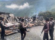 11 Unit Rumah Diduga Dibakar OTK di Puncak Jaya, Sebagian Milik Pegawai
