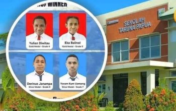 Empat Siswa SATP Timika Raih Medali AIMO Nasional, Siap Wakili Indonesia di Tokyo