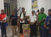 BPBD Mimika Salurkan Bantuan Pangan untuk Warga Wania dan Iwaka yang Terdampak Banjir