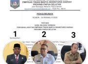 Michael Gomar Masuk Tiga Besar Calon Sekda Papua Selatan