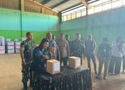 Polisi Awasi Proses Pelipatan dan Sortir Surat Suara PSU Pilgub Papua di Jayapura