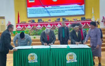 8 Fraksi Sepakat Sahkan LKPJ Bupati Mimika dan Ranperda PP-APBD 2024, Singgung Gaji Guru PPPK Hingga Dana Hibah Parpol