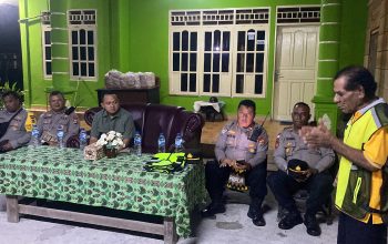 Ciptakan Sinergi Jaga Kamtibmas, Kapolres Mimika Resmikan Dua Pos Peka