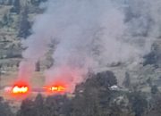 Dua Rumah Milik Bupati Puncak Elvis Tabuni Dibakar