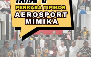 Flash News: Kejati Papua Limpahkan Tersangka dan Barang Bukti Kasus Korupsi Proyek Aerosport Mimika