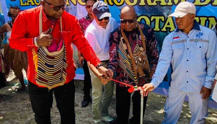 Pemda Mimika dan PT Freeport Indonesia Resmi Distribusikan Air Bersih untuk Warga Kota Timika