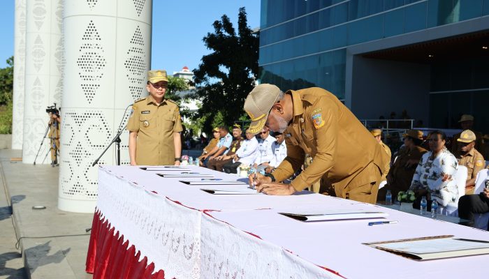 ASN se-Pemprov Papua Lakukan Deklarasi Netralitas dan Teken Pakta Integritas