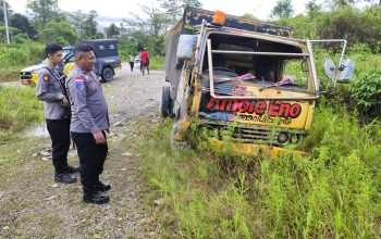Laka Maut di Iwaka Timika, Truk Alami Rem Blong Tabrak Motor, Dua Orang Tewas