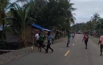 Dua Kelompok Warga Terlibat Bentrok di Distrik Mimika Timur, Polisi Terjun ke Lokasi Kejadian