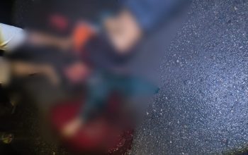 Pengendara Motor Tewas Usai Senggol Pembatas Jalan Cenderawasih depan SMK Kesehatan Timika