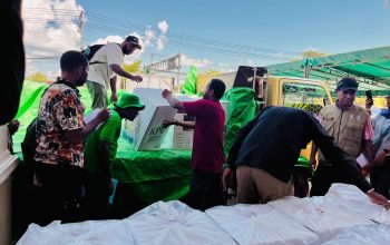 KPU Jayapura Mulai Distribusikan Logistik PSU Pilkada Gubernur dan Wakil Gubernur Papua ke Tiga Distrik