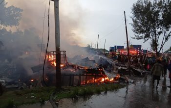 24 Warga Terdampak dari Kebakaran Hebat yang Hanguskan Deretan Kios di Pelabuhan Pomako
