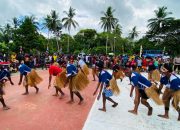 Masyarakat Tipuka Ayuka Ramaikan Lomba Seka Dalam Rangka HUT RI ke-80 yang Digelar Freeport