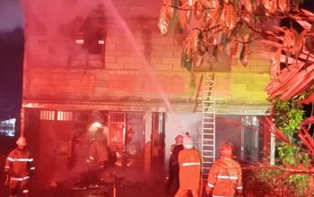Satu Unit Ruko Terbakar di Jalan Hasanuddin Irigasi Timika