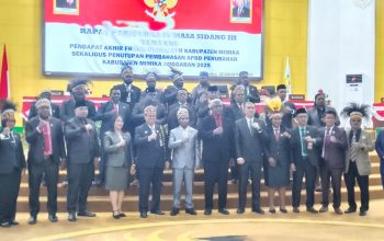 APBD-P Tahun Anggaran 2025 Ditetapkan Rp6,8 Triliun, Bupati John Rettob Apresiasi Kerjasama DPRK Mimika