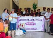 Rayakan Hari Santo Agustinus, Komunitas St. Agustinus Timika Berbagi di Dua Panti Asuhan