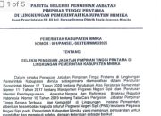 Mulai Hari Ini, Pemda Mimika Resmi Buka Seleksi Pengisian Jabatan Tinggi Pratama, Simak Daftar OPD yang Bisa Diikuti