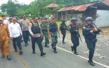 Pasca Kerusuhan, Pangdam XVII/Cenderawasih dan Kapolda Papua Kunjungi Yalimo